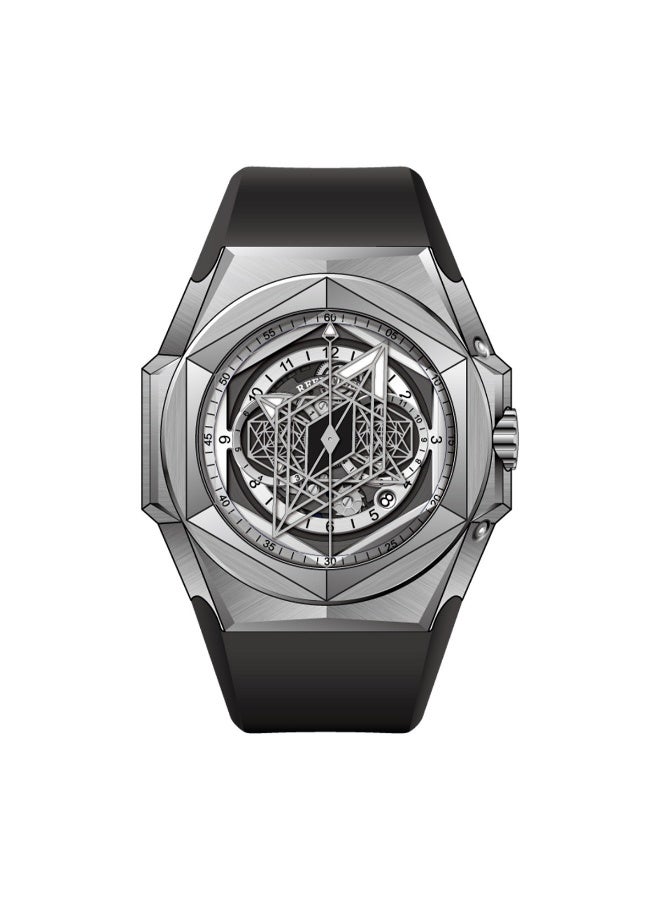 REEF TIGER fully automatic mechanical watch men's fashion trend waterproof night light large dial watch - Image 2