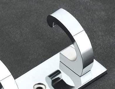 jwl Cloth Hooks Wall Bedroom Bathroom Robe Hooks Rail for Hanging Keys,Clothes,Towel Hook (Silver, Pack of 4) - Image 4