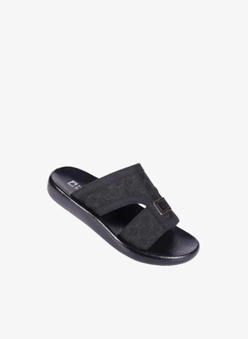 barjeel uno 008-3576 Barjeel Uno Boys Arabic Sandals B-63102 Black