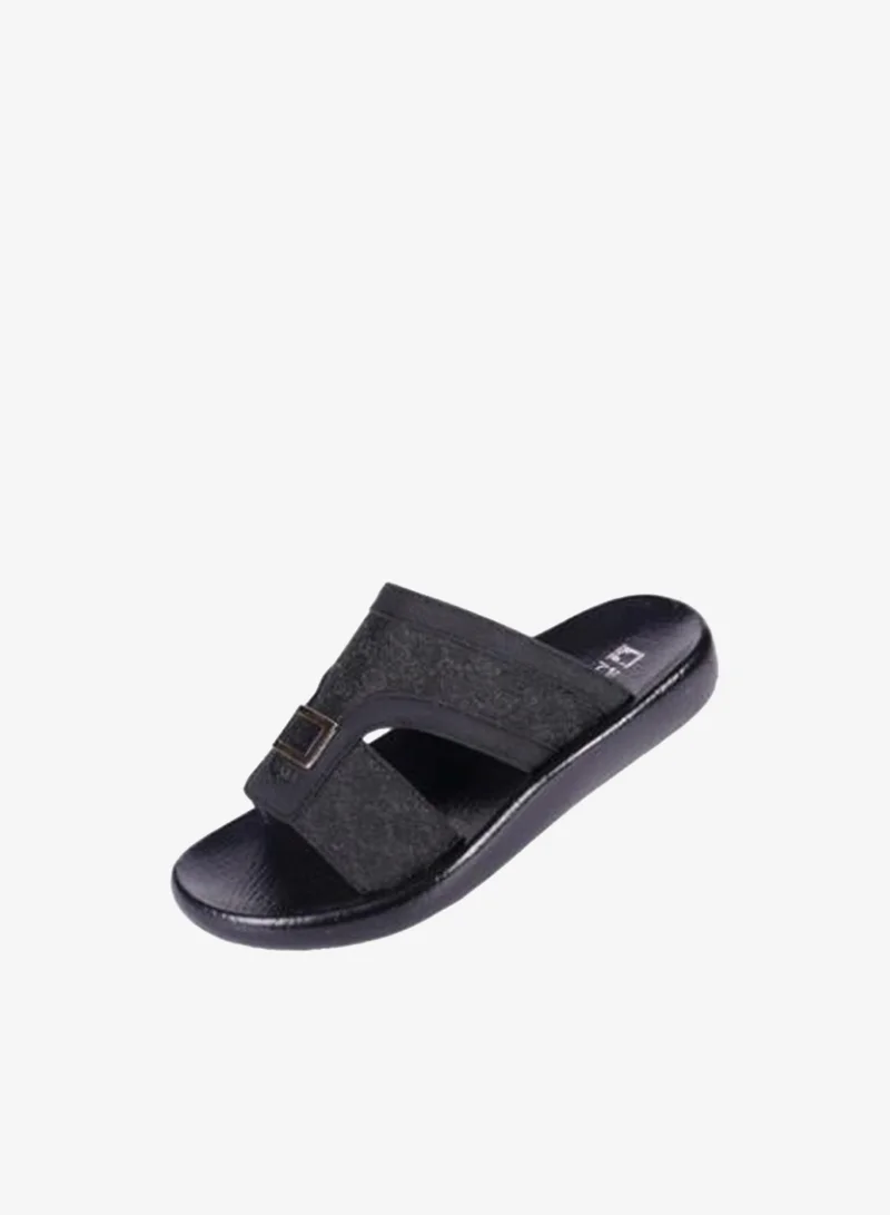 barjeel uno 008-3576 Barjeel Uno Boys Arabic Sandals B-63102 Black