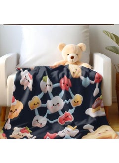 General Baby and children's cartoon flannel thin blanket (warm and comfortable, suitable for sleep, games) 70cm*100cm - 602  - Image 3