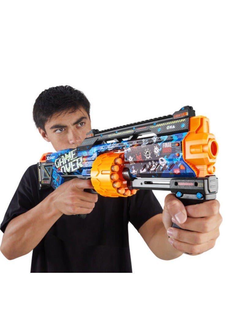 x_shot مسدس دارت سكينز لاست ستاند - لعبة انتهت (١٦ سهم) - Image 3