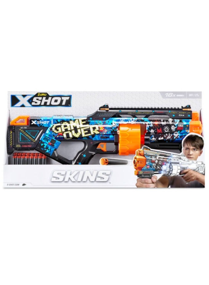 x_shot مسدس دارت سكينز لاست ستاند - لعبة انتهت (١٦ سهم) - Image 5