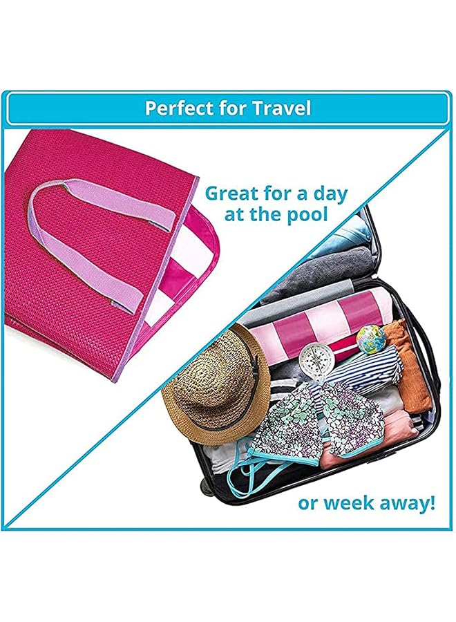 KASTWAVE Inflatable Water Hammock Swimming Pool Beach Floating Recliner Inflatable Water Hammock Floating Bed Lounge Chair Drifter Swimming Pool Beach Float For Adult Rose Red - Image 5