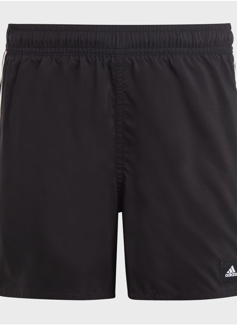 Adidas - Kids 3 Stripes Swimshorts - Image 1