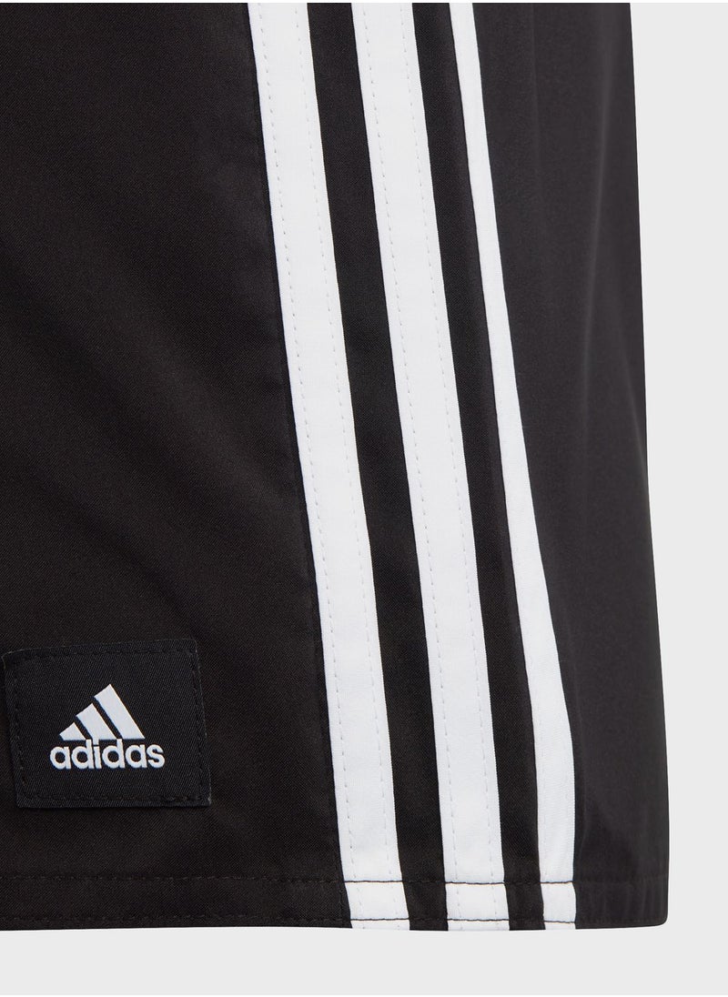 Adidas - Kids 3 Stripes Swimshorts - Image 1