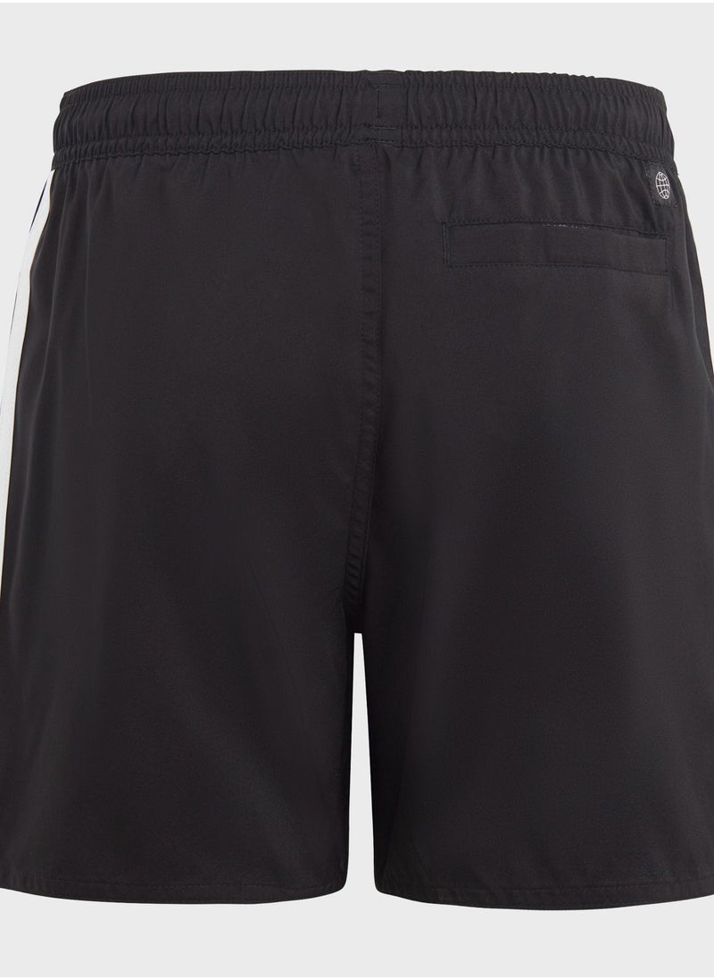 Adidas - Kids 3 Stripes Swimshorts - Image 1