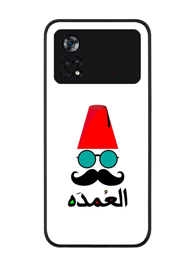 Stylizedd Rugged Black edge case for Poco M4 Pro 4G Slim fit Soft Case Flexible Rubber Edges Anti Drop TPU Gel Thin Cover - The Boss - Image 1