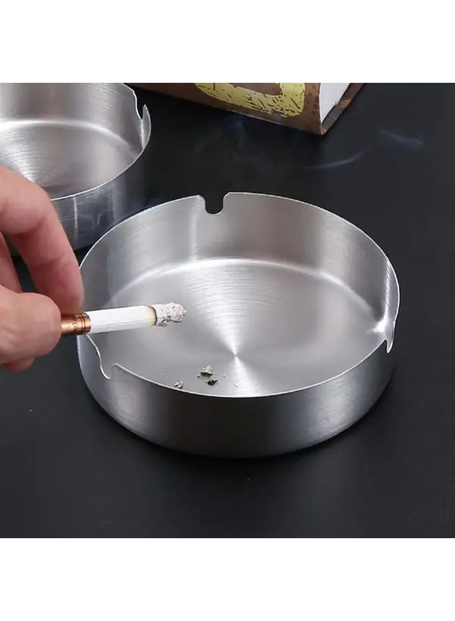 6 Pack Stainless Steel Modern Ashtray For Indoor Outdoor Smoking - Image 5