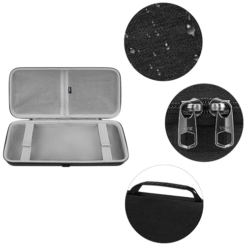 GEEKRIA 75 84Key Gaming Keyboard Case Hard Shell Travel Carrying Bag Compatible with Keychron K2 K2 HE Logitech POP KeysMX Mechanical Mini Aula F75 Pro F75 75 Extra Space - Image 3