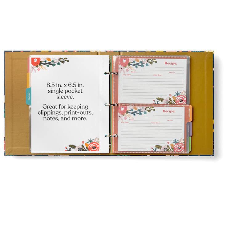 Jot  Mark Jot & Mark Binder Page Protectors for 4x6 Recipe Cards or Photos (25 Count) | Crystal Clear Plastic Archival Sleeves fit 3 Ring Binders (8.5" x 9.5", 1 Pocket) - Image 5