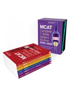 MCAT Complete 7-Book Subject Review 2025-2026, Set Includes Books, Online Prep, 3 Practice Tests