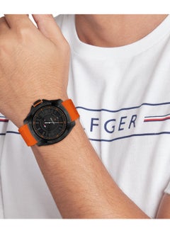 TOMMY HILFIGER Round Analog Men's Black Case Watch - 1792136  - Image 4