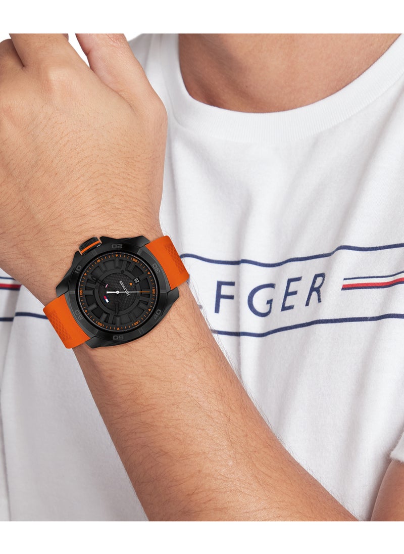 TOMMY HILFIGER Round Analog Men's Black Case Watch - 1792136  - Image 4
