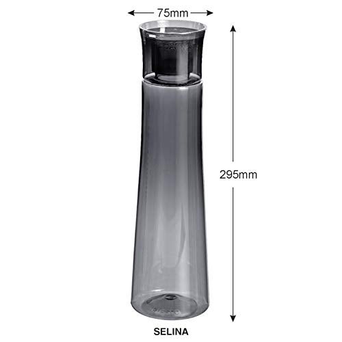 SCL Steelo Selina Water Bottle Set of 4, 1L (1000 ml) Each, BPA Free Food Grade PET Plastic Bottles, Leak Proof Fridge Bottles for Home, Office, School & Kitchen (Multicolour) - Image 3