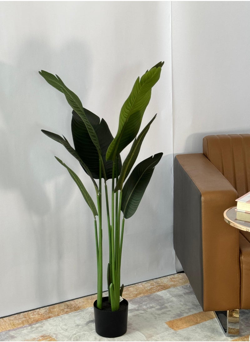 Living Artificial tropical palm tree for home decor, living room, garden, office, and indoor spaces, height 120 cm  - Image 1