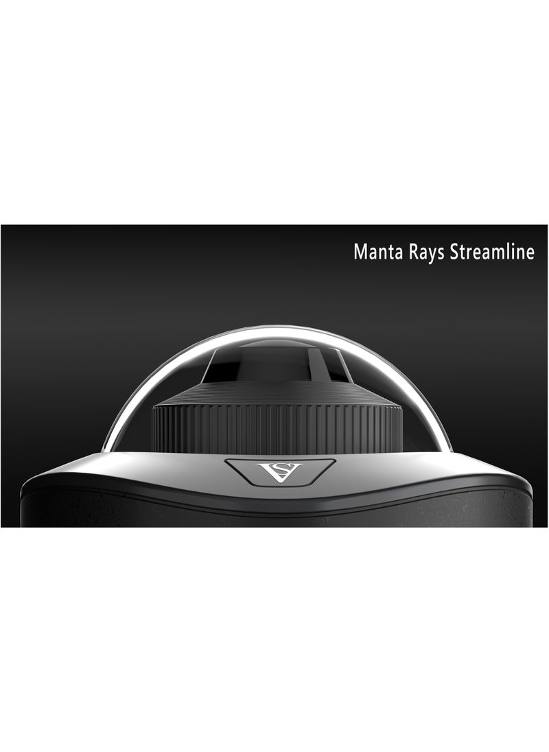 كاميرا كاميرا SpaceVision W تحت الماء / كاميرا الترفيه تحت الماء الجديدة / كاميرا حوض سمك IP68 مقاومة للماء بدقة 4K مستوحاة من شيطان البحر مع البث المباشر وكشف أمراض الأسماك بالذكاء الاصطناعي  - Image 4