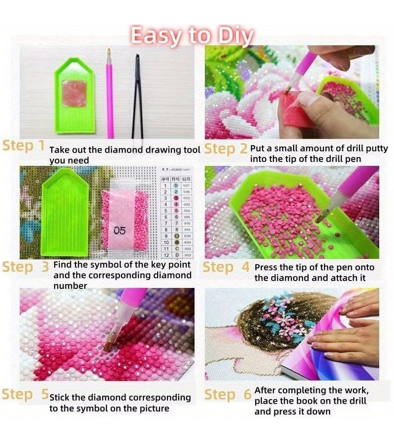 طقم رسم الماس 5D بتصميم القهوة، مثقاب دائري كامل للفن الفسيفسائي DIY لتزيين الجدران، مقاس 47.24 × 23.62 بوصة - Image 5