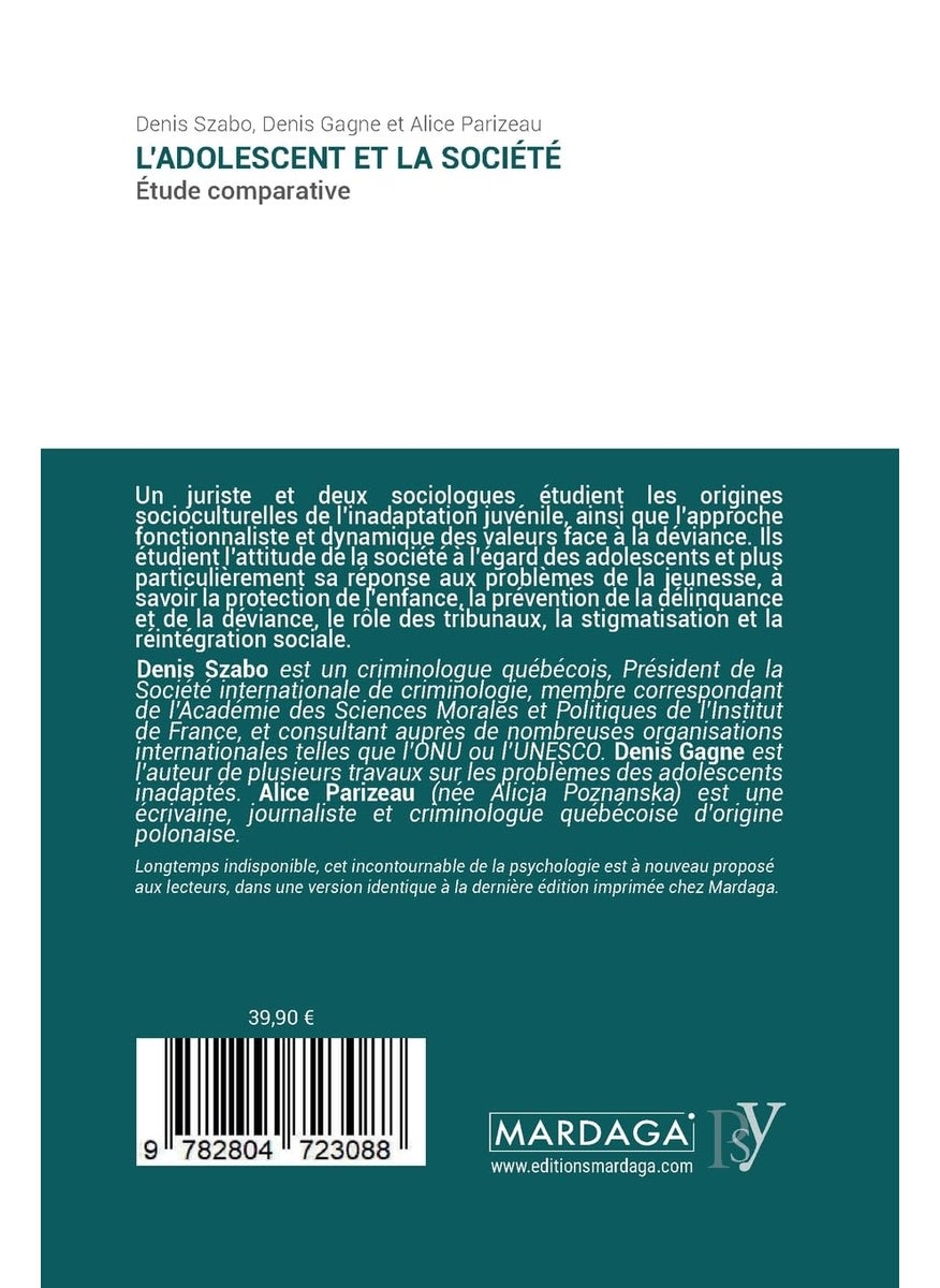 L'adolescent et la société: Étude comparative  - Image 2