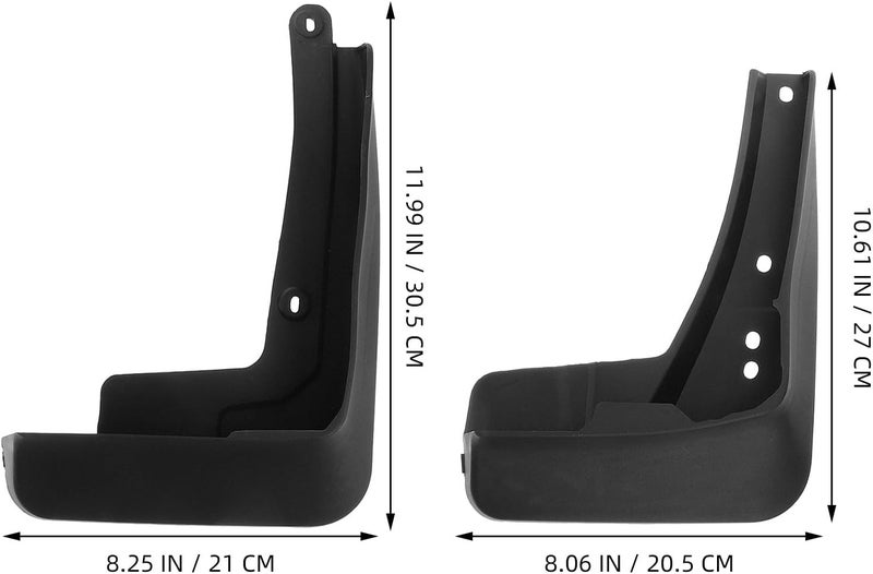 Unomor Rubber Mudguard Set 4pcs Soft Mud Flaps Splash Guards for 2021 Hatchback Sport Edition Car Wheel Mudguards Exterior Protection - Image 2