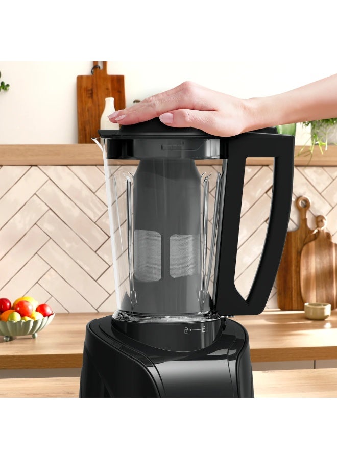 مولينكس خلاط ومطحنة مولينكس جريند ماكس، 550 واط، 3 أوعية، أسود/أحمر - LM701827/10A 1.5 L 550 W LM701827/10A - Image 5
