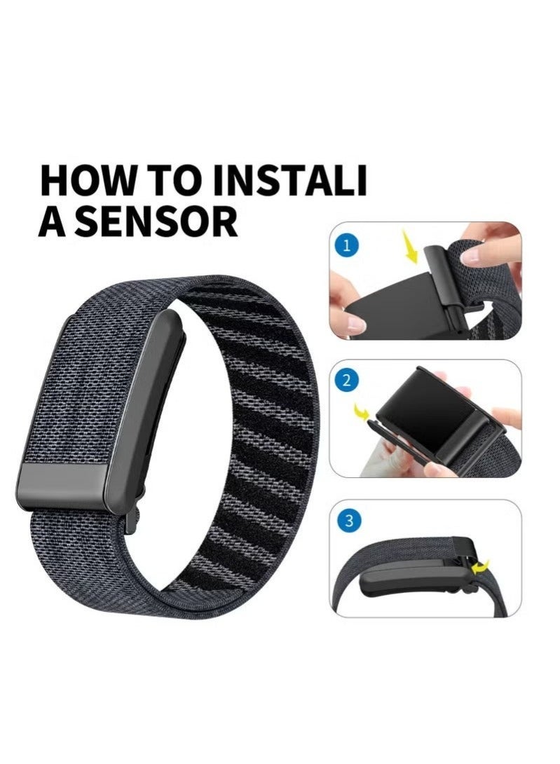 Stretchy Nylon Replacement Band Compatible For Whoop 5.0 LIFE (MEG) Wearable Fitness Tracker Accessories Men  Women Fashion Adjustable Wristband Breathable,Comfortable  Easy to Use Strap - Image 3