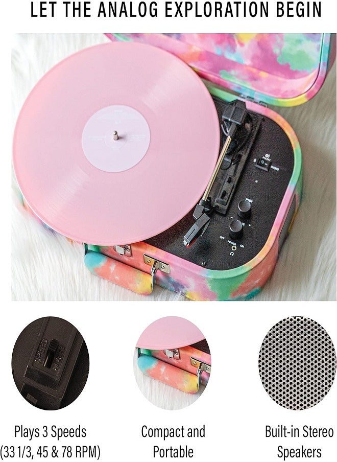 Crosley CROSLEY DISCOVERY BLUETOOTH OUT TURNTABLE - TIE-DYE  - Image 2