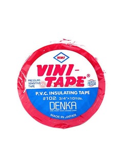 VINI Pack Of 6 Insulation Tape Red For Home Industrial Office And Electric Tape  - Image 2