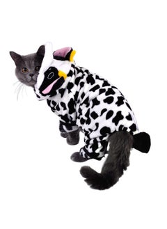 A.M Milk Cow Pet Small Dog Cosplay Clothes Cat Costume Jumpsuit Hoodie Costume Puppy Coat  - Image 4