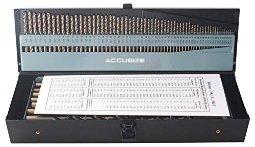 Accusize Industrial Tools - 115 Pc M35 H.S.S. Plus 5% Cobalt Drill Bit Set, Professional, 135° Split Point, Sizes 1/16'' to 1/2'', #1-60, A-Z, 0422-1003 - Image 4