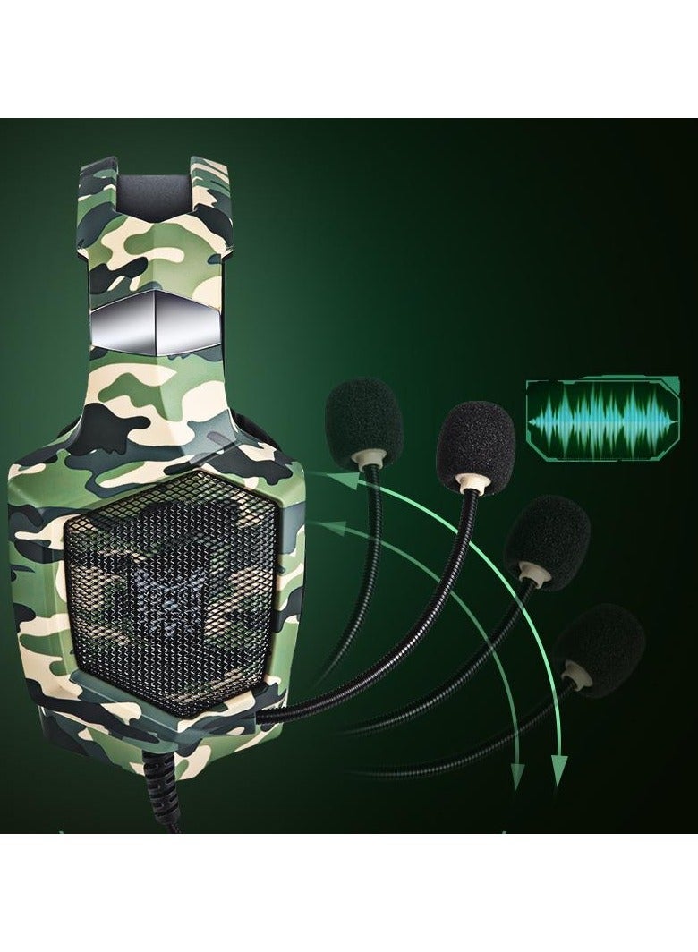 ONIKUMA K8 Wired Stereo Gaming Headphones With Mic LED Lights - Image 2