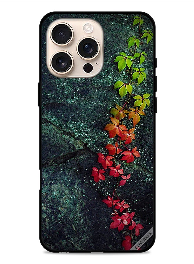 Covernex Apple iPhone 16 Pro Protective Case Cover Beautiful Leaves - Image 1