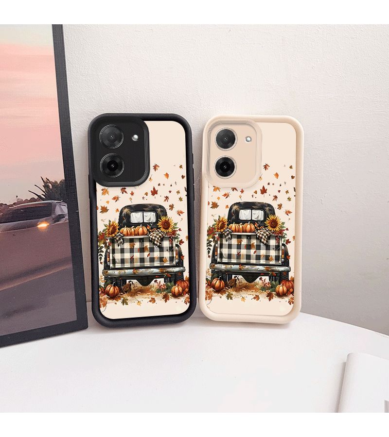 غلاف هاتف لـ Redmi Note 14 Pro 5G أبيض مضاد للسقوط، تغطية كاملة، سهل وعصري - Image 2
