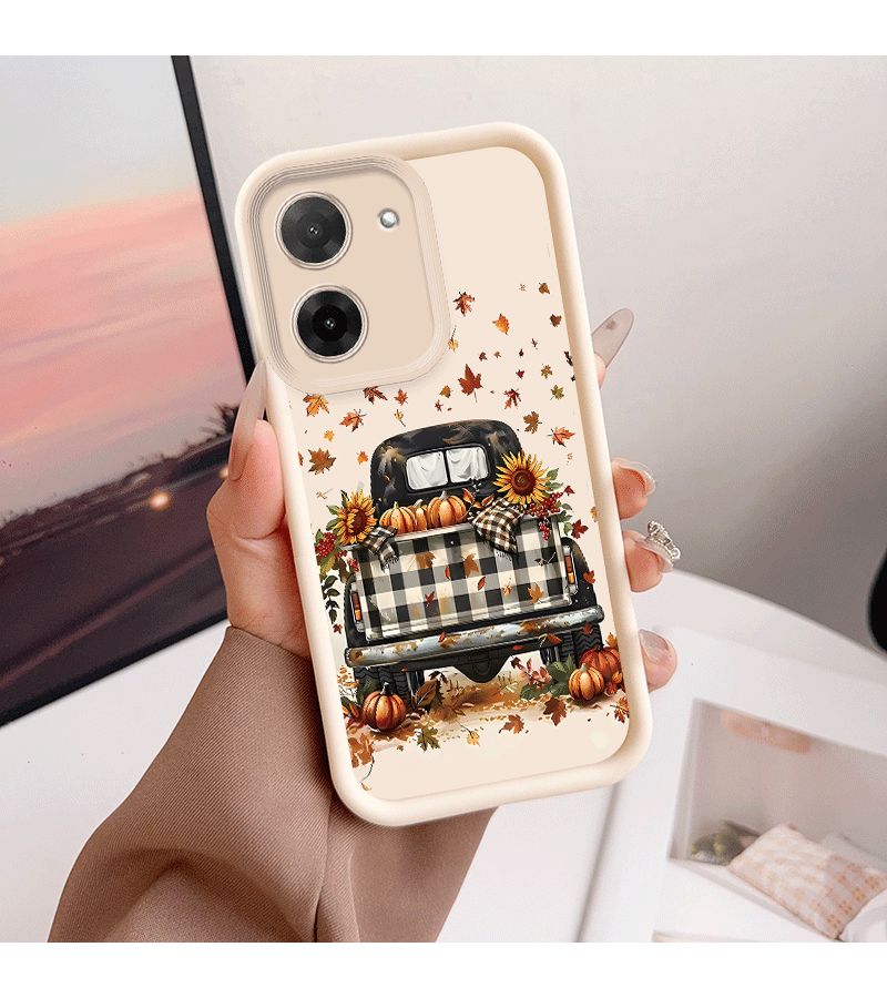 غلاف هاتف لـ Redmi Note 14 Pro 5G أبيض مضاد للسقوط، تغطية كاملة، سهل وعصري - Image 3