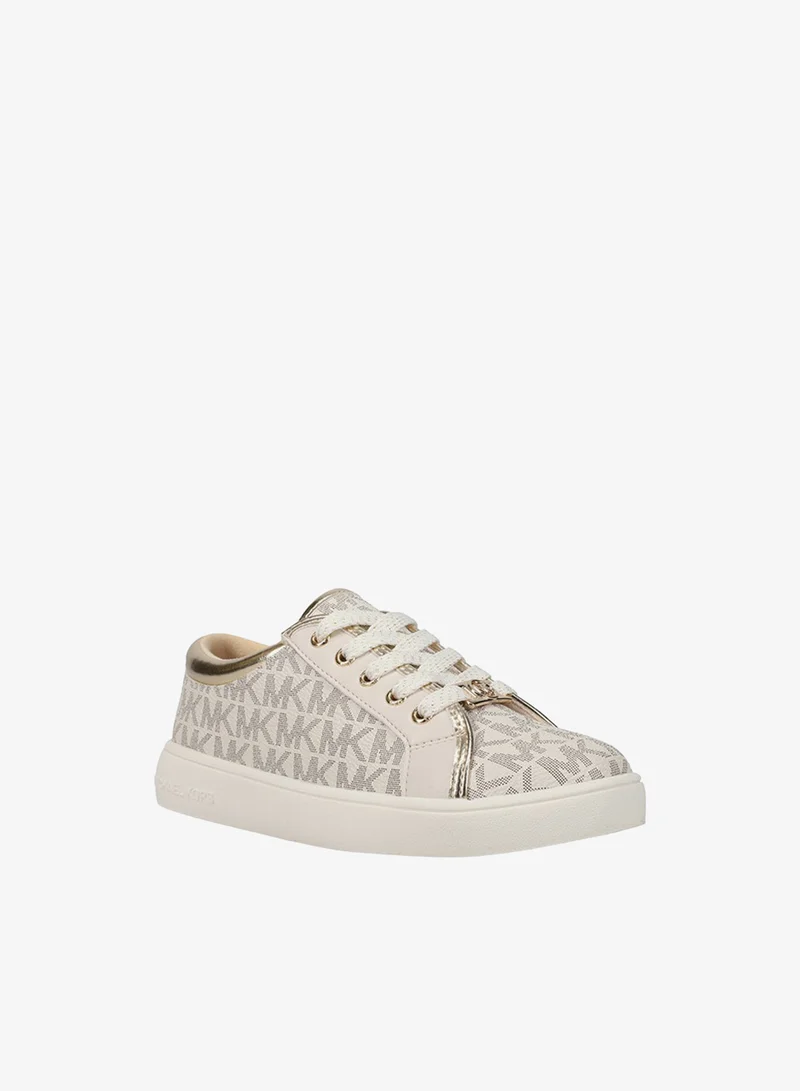 مايكل كورس JEM RALLEY Monogram Print Lace-Up Sneakers