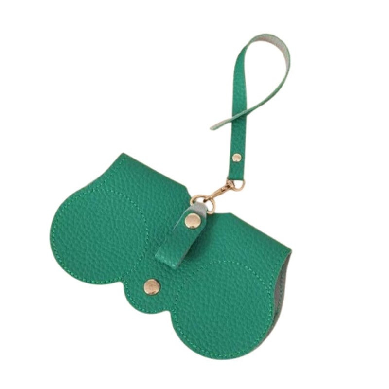 Eitheo Fancy Cute Eyeglasses/Sunglasses Case for Women/Girls Fashionable Stylish and for Travel Leather Look with Hook for Hand Bags Trendy Eyeglasses pouch, Ideal for Sunglasses- Stylish & Protective