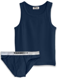 Yohannes Club Boy's Cotton Underwear Set Slip Briefs and Undershirt Multipack  - Image 1