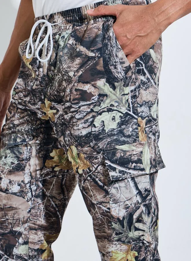 Take Two  Multi-Color Floral Print Jogger for Men | Best Price UAE