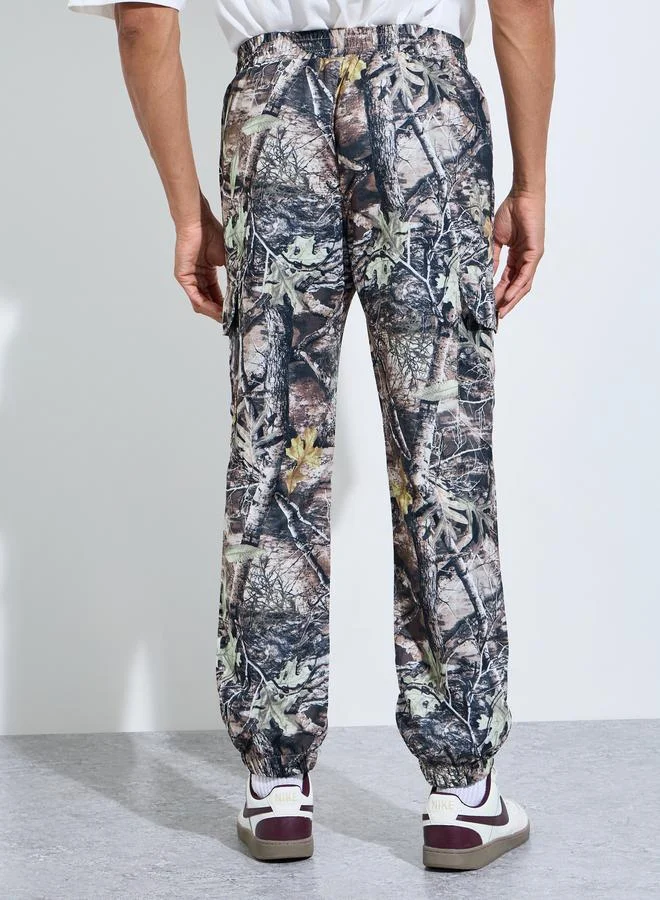 Take Two  Multi-Color Floral Print Jogger for Men | Best Price UAE