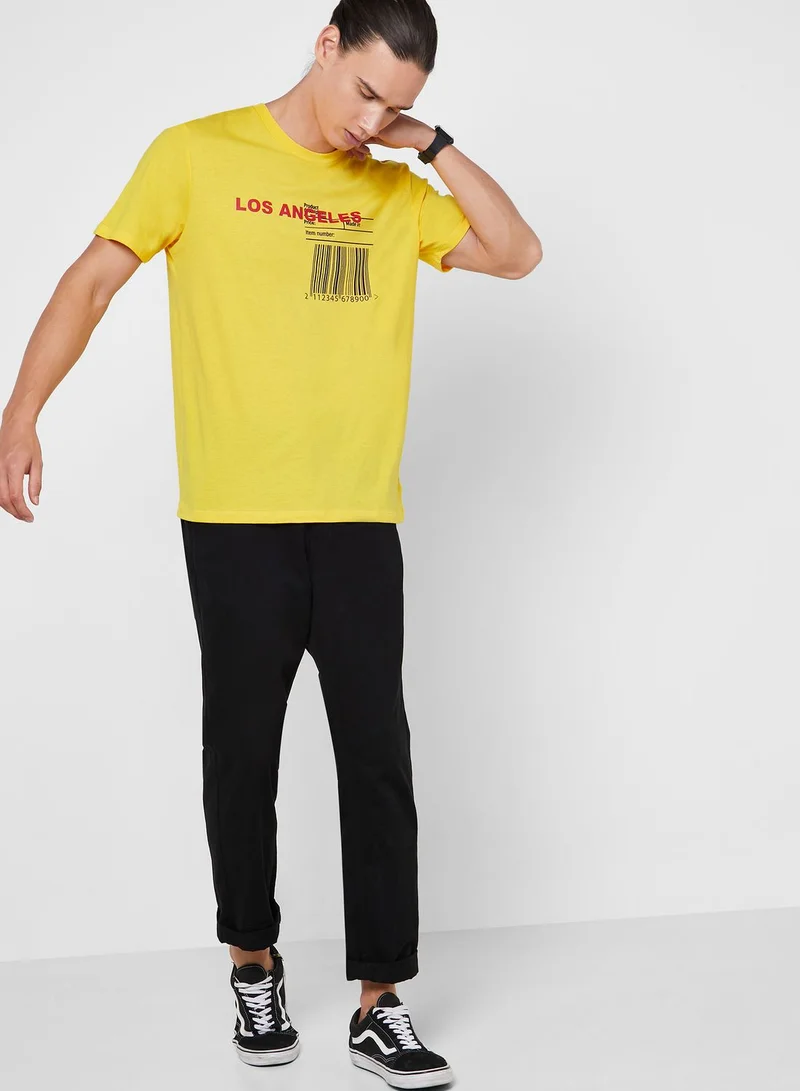 FOREVER 21 Los Angeles Crew Neck T-Shirt