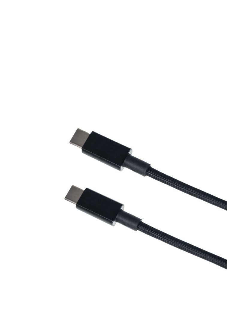 20V 3A Type C to Type C 2-Meter Black Fast Charging Cable for Summer, 1 Count USB C to USB C Charging Cable for Xiaomi, Honor, OPPO, Oneplus Devices, Phone Charging Cable