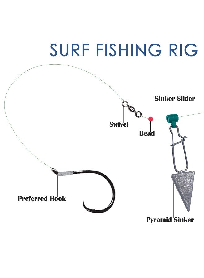 Pyramid Fishing Weights Fishing , Saltwater Fishing Weights Sinkers for Saltwater Surf Fishing Gear Tackle 1oz 2oz 3oz - Image 5