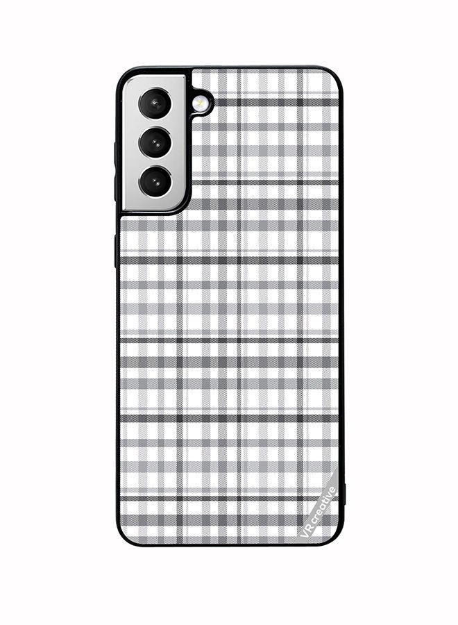 VR CREATIVE Protective Case Cover For Samsung Galaxy S22 5G Checks Design Multicolour - Image 1