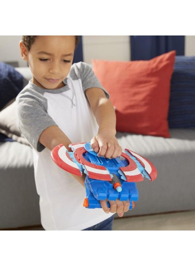 Captain America Electric Shield Launcher Toy with Water Beads and Goggles, Ages 14+ - Image 4