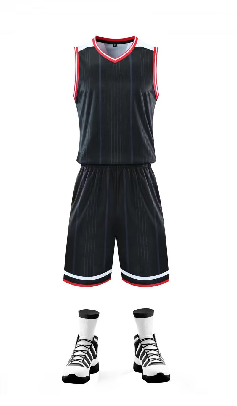 Fast Competition Sports Training Team Basketball Jersey Ball Uniform Group Purchase Printing Basketball Uniform Suit Men'S Group Purchase Summer - Image 1
