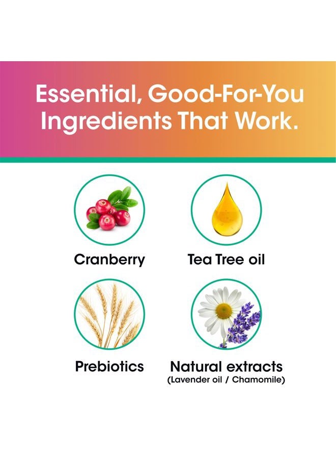 vH Essentials Daily Feminine Wash - 6 Fl Oz - Fragrance-Free, Odor Eliminating Body & Vaginal Wash with Tea Tree Oil, Prebiotics and Lactic Acid for pH Balance, Odor Defense and Vaginal Health - Image 2