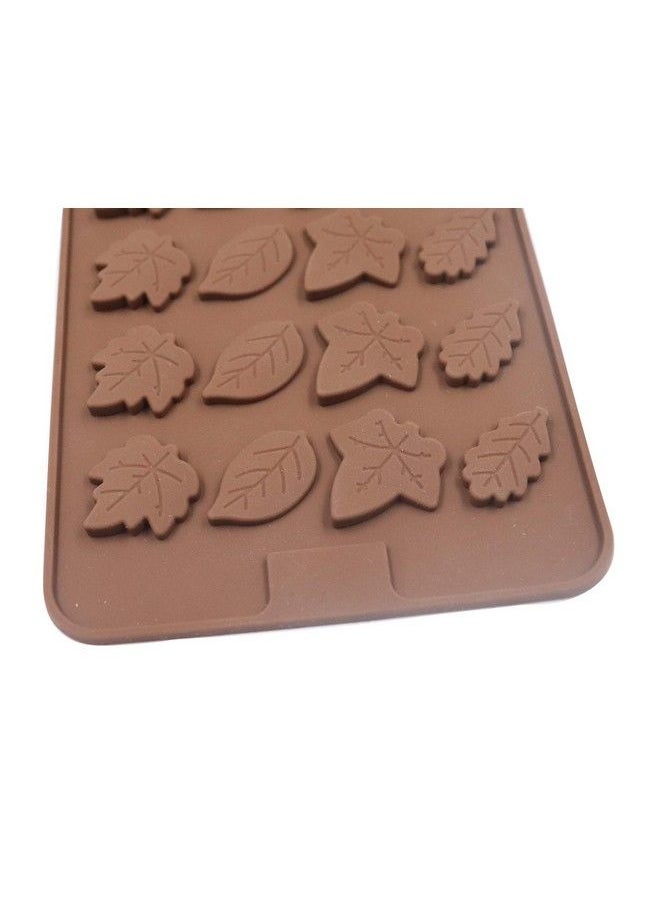 2 Pcs Leaf Shape Chocolate Mold 24 Cavity Brown Silicone Soft Mold For Leave Baking Candy Muffin - pzsku/ZF077BB88A5746D2891F0Z/45/_/1686212493/8a65f037-ab2c-411f-8708-fb5efac9d355