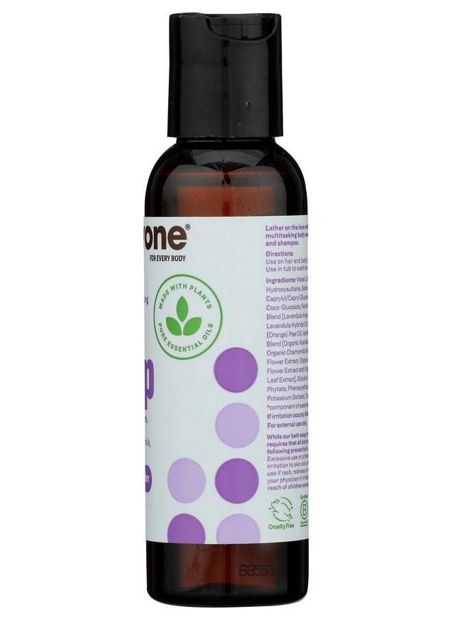 Everyone For Every Body 3-In-1 Soap Travel Size, Body Wash, Bubble Bath, And Shampoo, Vanilla And Lavender, 2 Fl Oz- (Container May Vary)  - Image 5