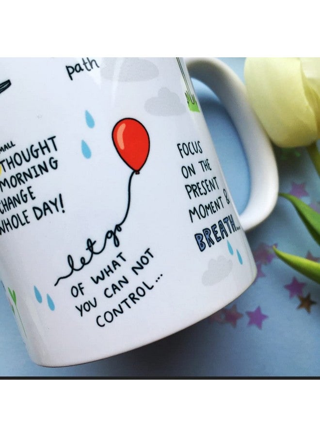 DAYS Motivational Quote Coffee Mug Law Of Attraction Self Care Manifest Affirmation Positivity Gift Mindset Motivational Ceramic Mug Gift To Friend Brother Sister And Everyone, 350 Ml - Image 3