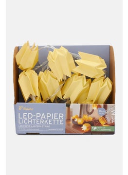 Tchibo Led Paper Lantern String, Yellow  - Image 2